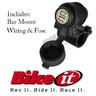 View Item Bike It 12v Waterproof Motorcycle Twin USB Power Socket Adapter for GPS/Phone